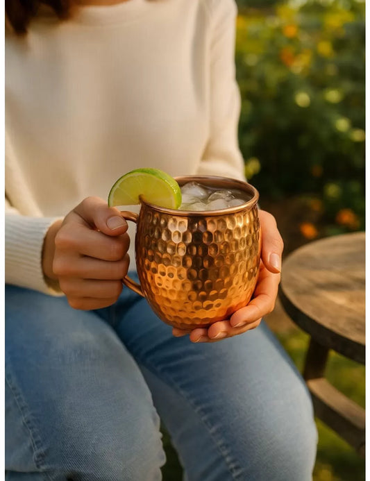 100% Copper Moscow Mule Mug 400ml