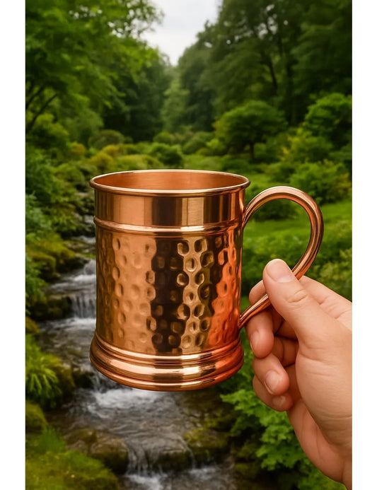 100% Copper Tankard Mug 500ml
